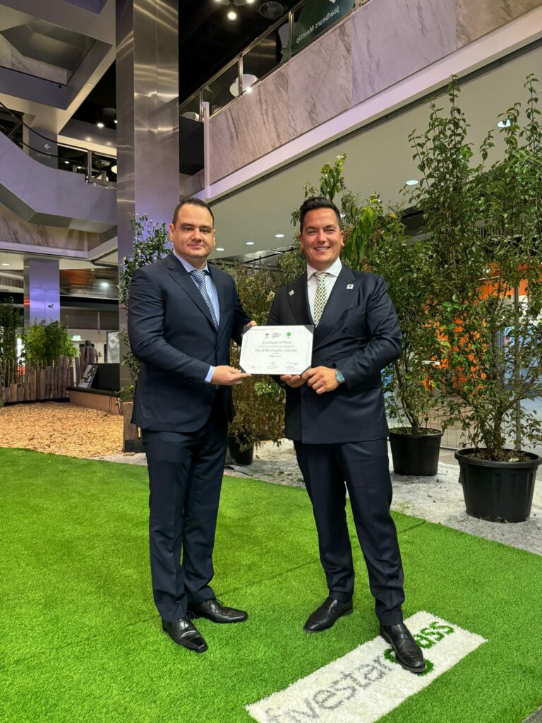 Reconocimiento a Barranquilla en el Congreso Mundial de Ciudades Verdes